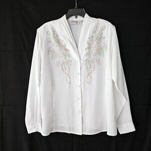 Joanna's Vintage White Blouse